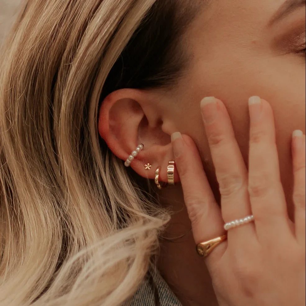 Lola Floral Hoops