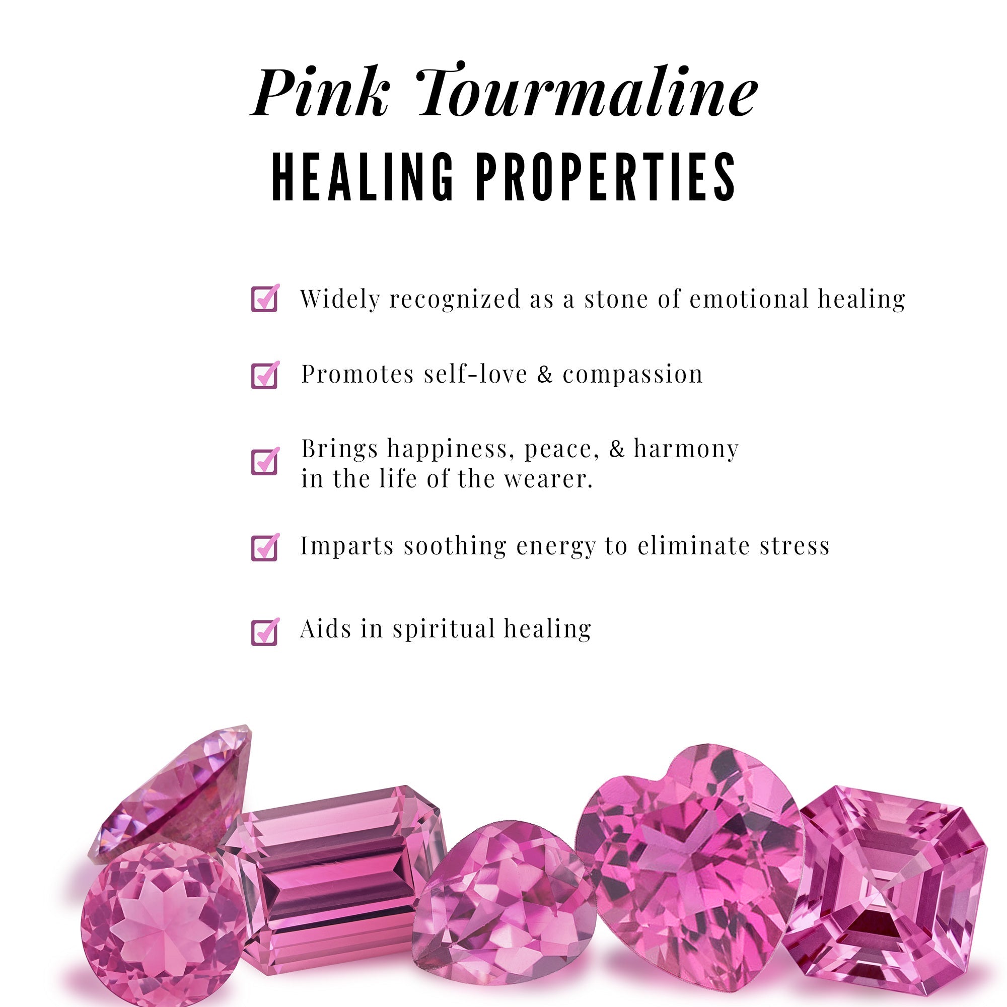 1.2 Carat Round Pink Tourmaline Flower Engagement Ring
