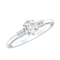 Certified 0.4 Carat Lab Grown Diamond Solitaire Promise Ring