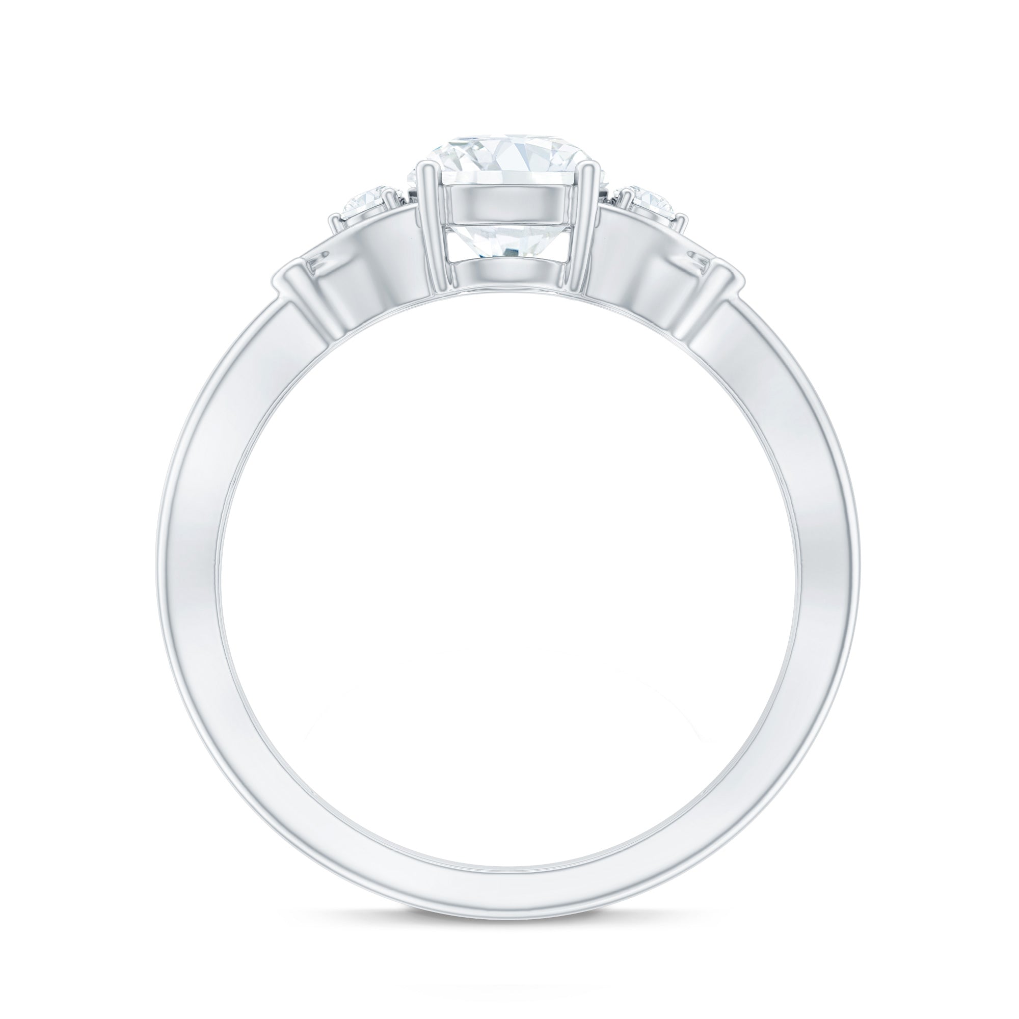 0.9 Carat Certified Lab Grown Diamond Engagement Ring