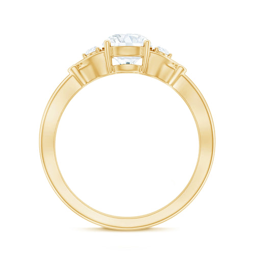 0.9 Carat Certified Lab Grown Diamond Engagement Ring