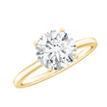 2 Carat Lab Grown Diamond Classic Engagement Ring in Silver